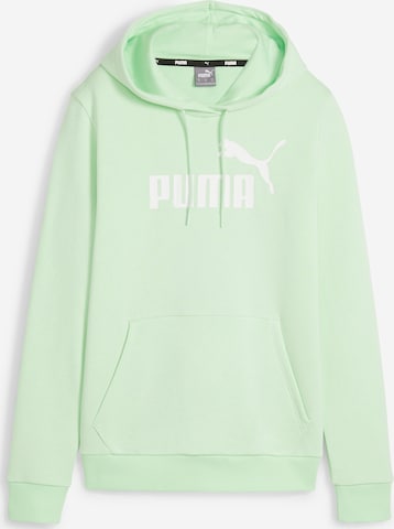 PUMASportska sweater majica 'Essential' - zelena boja: prednji dio