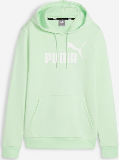 PUMA Sportief sweatshirt 'Essential' in de kleur Mintgroen / Wit, Productweergave