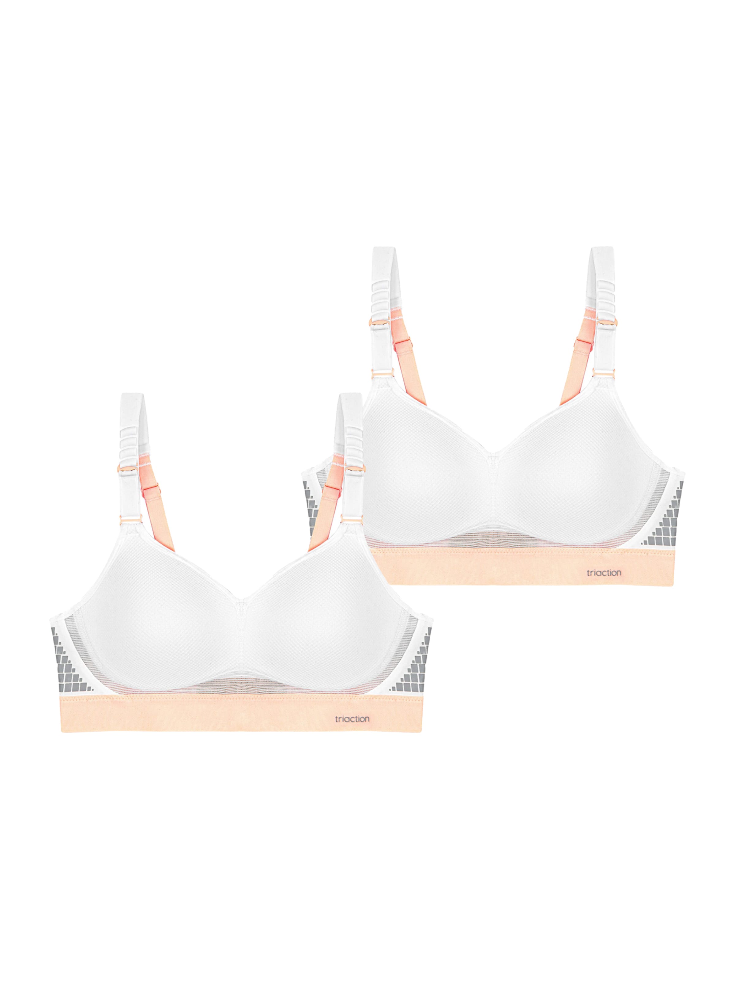 TRIUMPH High support BH ' Triaction Hybrid Lite ' in Wit: voorkant