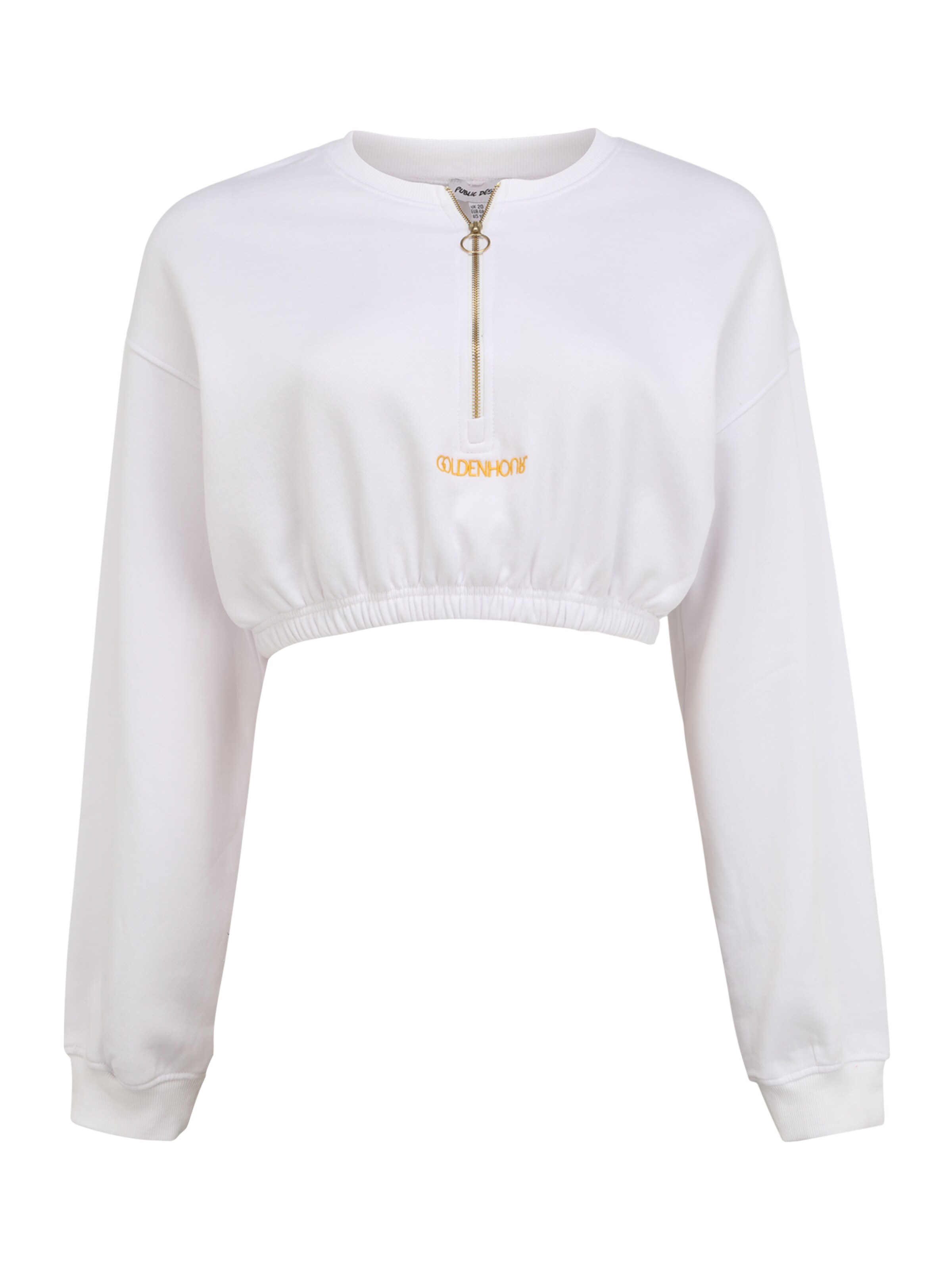 balts Public Desire Curve T-Krekls: no priekšpuses