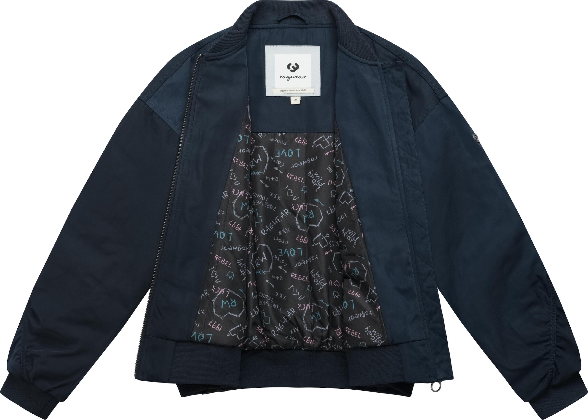 Ragwear Between-season jacket 'Allyra Y' in Blue