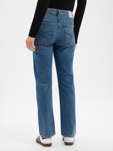 Coupe slim Jean 'Carrie' MAC en bleu