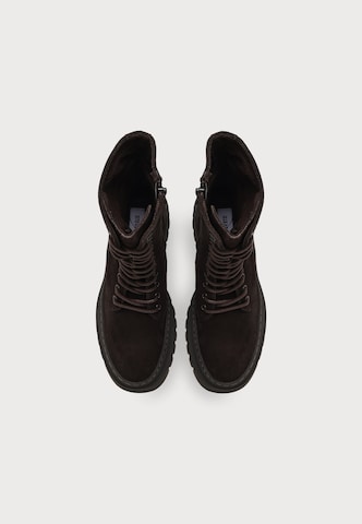 STEVE MADDEN Μποτάκι με κορδόνια 'COAST' σε καφέ