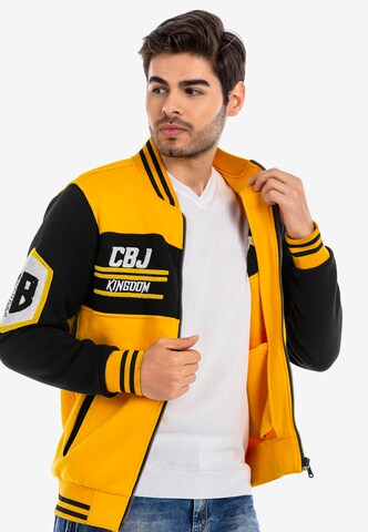 CIPO & BAXX Sweatvest in Geel