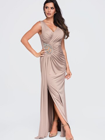 Ombre Abendkleid‌‌ in Beige