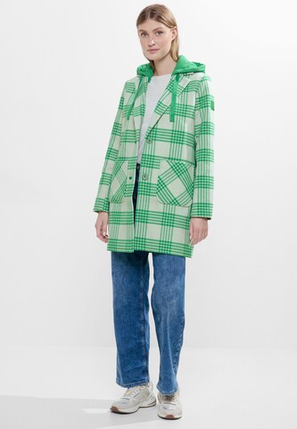 CECIL Between-Seasons Coat in Green