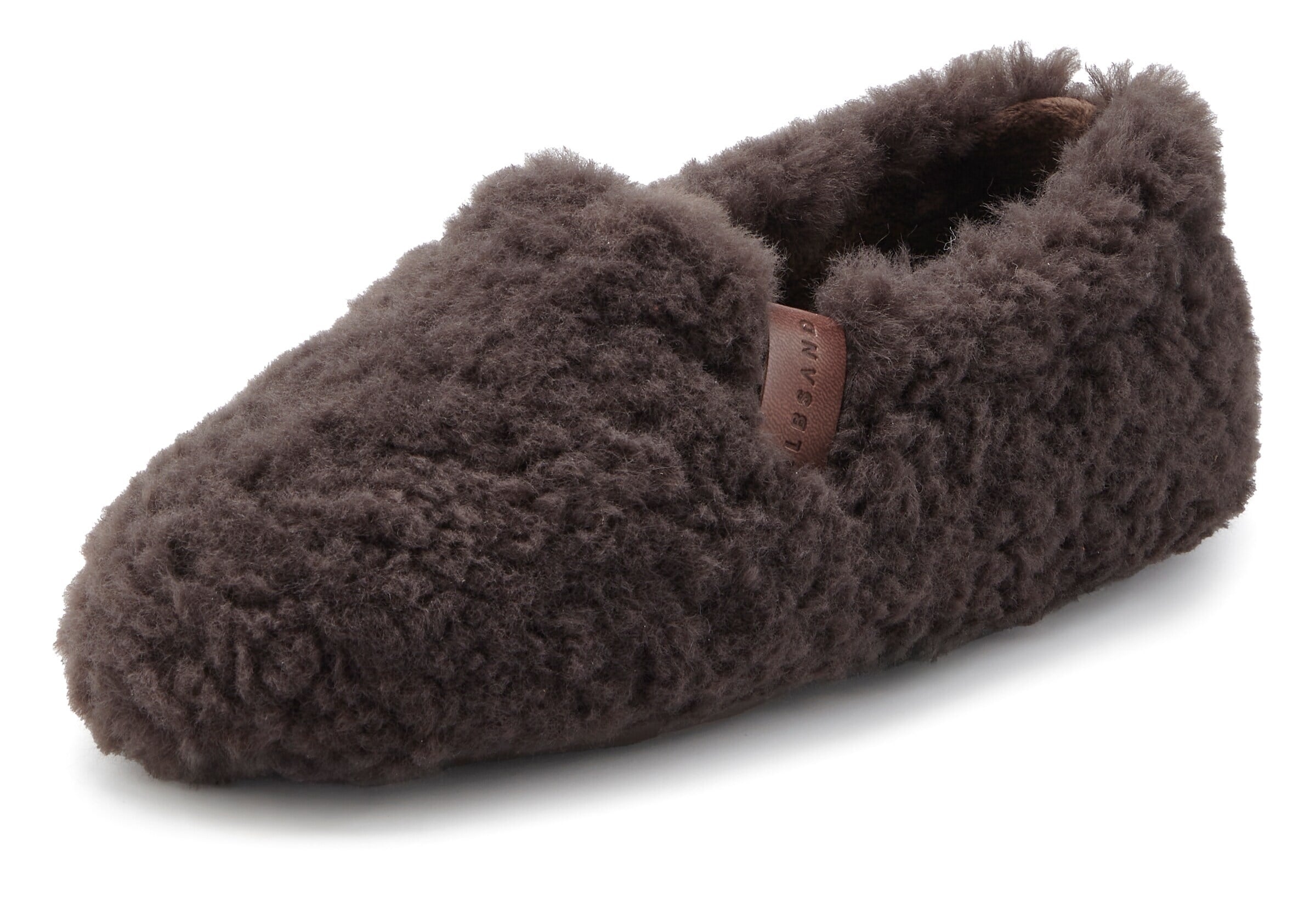 Elbsand Slippers in Brown: front