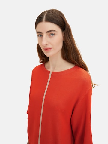 TOM TAILOR Pullover in Rot