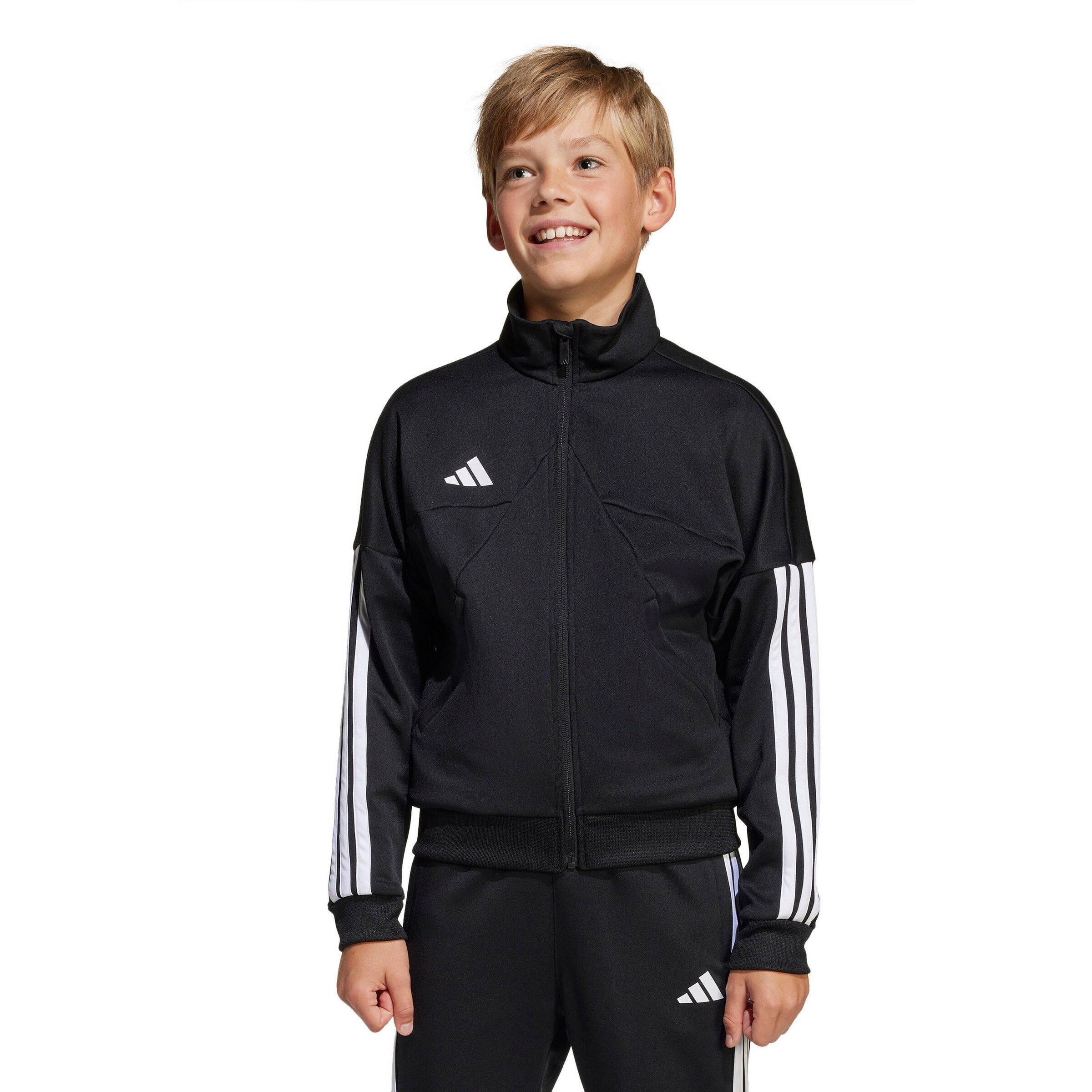 ADIDAS SPORTSWEAR Athletic Jacket 'Hot' in Black: front