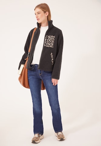 Street One Studio Fleecejacke in Braun