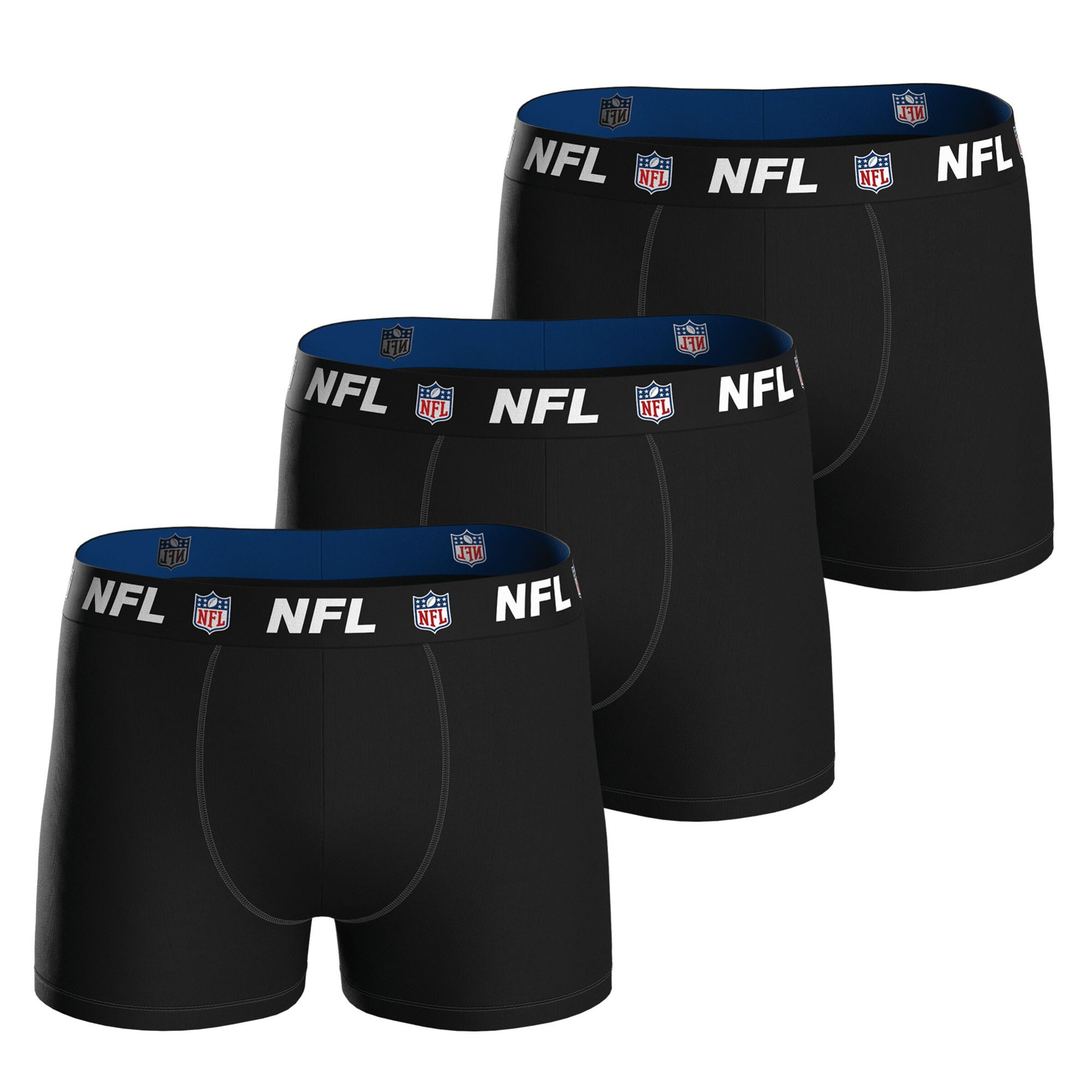 NFL Boxershorts in Schwarz: Vorderseite