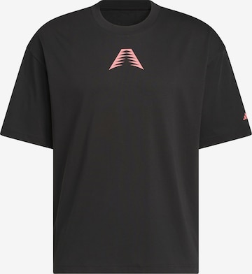 ADIDAS PERFORMANCE Functioneel shirt 'Anthony Edwards Believe That' in Zwart: voorkant