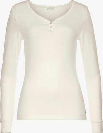 LASCANA Μπλουζάκι ύπνου σε μπεζ: μπροστά