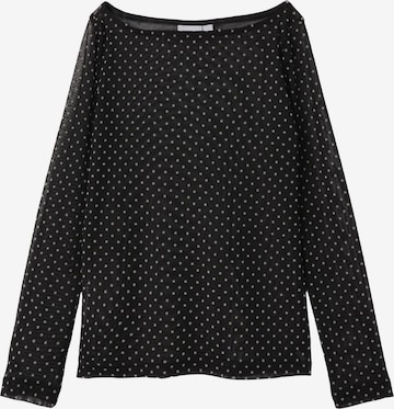 NAME IT - Camiseta en negro: frente