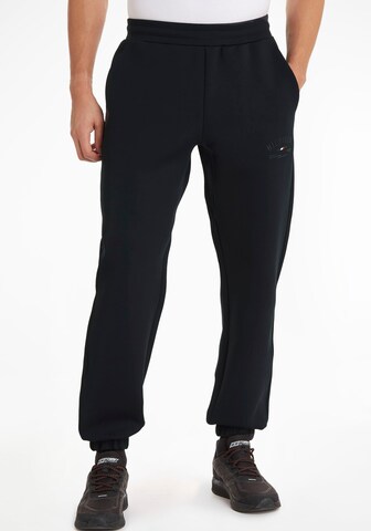 Tommy Hilfiger Sport Tapered Workout Pants in Blue: front