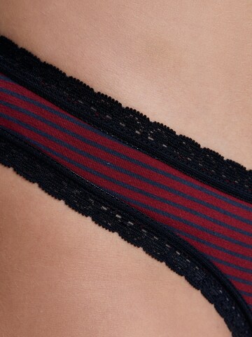 Albero Natur Slip 'Damen Bio Baumwoll Slip mit Spitze'‌‌‌‌‌‌‌‌‌‌ in Rot
