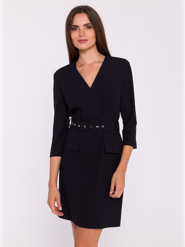 Stylove - Vestido en negro: frente