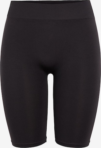 PIECES Skinny Kalhoty 'London' – černá: přední strana