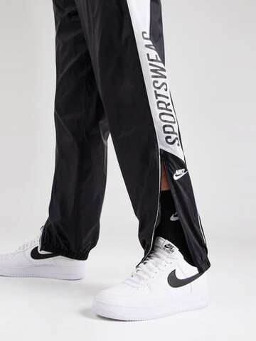 Nike Sportswear Конический (Tapered) Штаны 'CLUB' в Черный