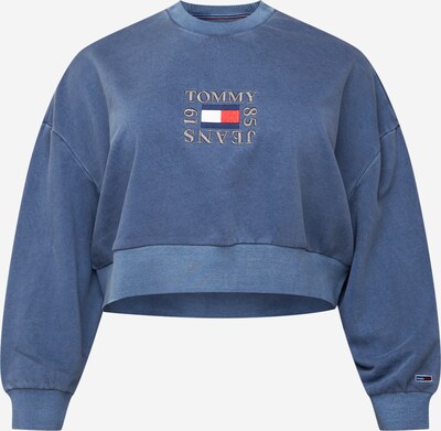Tommy Jeans Curve Sweatshirt in Navy / Blue denim / Silver grey / Red / White, Item view