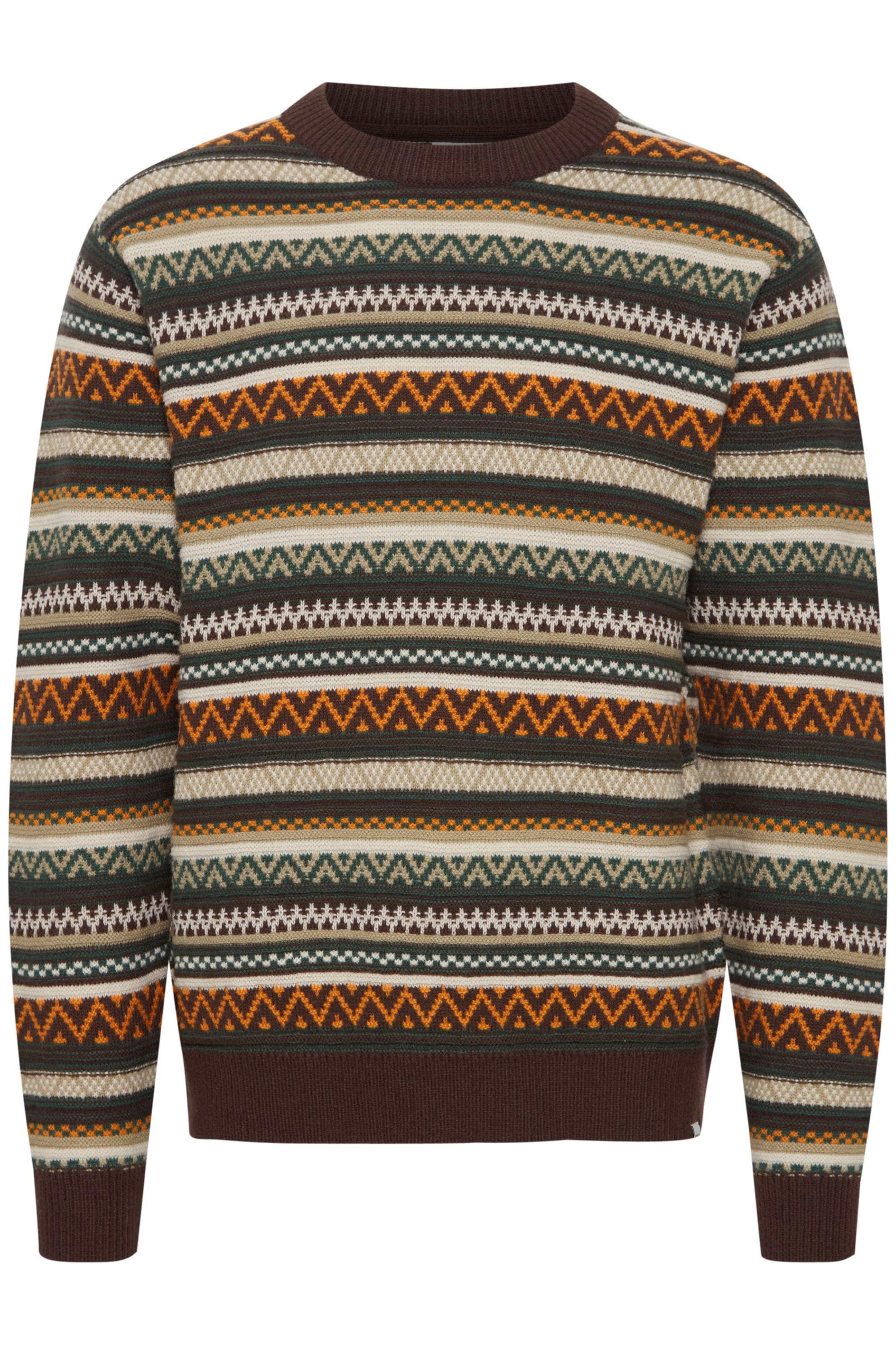 !Solid Pullover 'Gardar' in Braun: Vorderseite