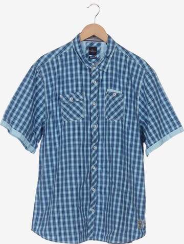 Engbers Button Up Shirt in XXL in Blue: front