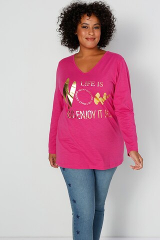 MIAMODA Shirt in Roze: voorkant