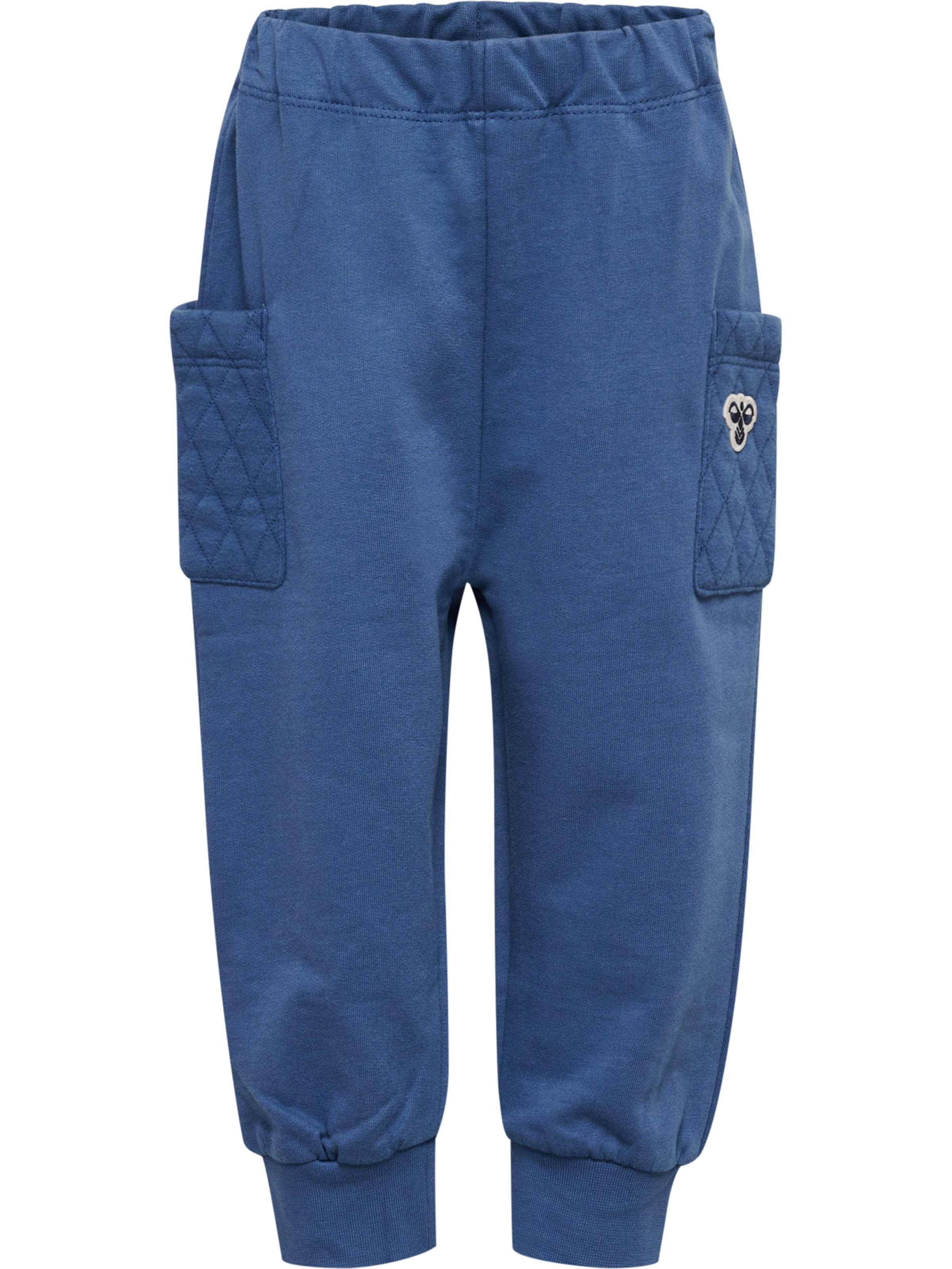 Hummel Tapered Broek in Blauw: voorkant