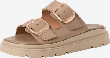 Tamaris Pantolette in Grau: Vorderseite