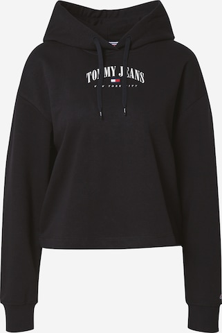 Tommy Jeans Sweatshirt in Black: front