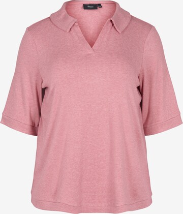 Zizzi Blouse 'Esara' in Pink: front