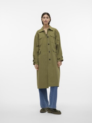 VERO MODA Between-Seasons Coat in Green