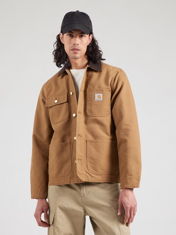 Carhartt WIP Overgangsjakke 'Michigan' i brun: forside