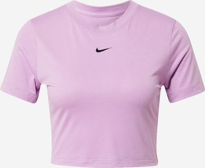 Nike Sportswear T-shirt en mauve / noir, Vue avec produit