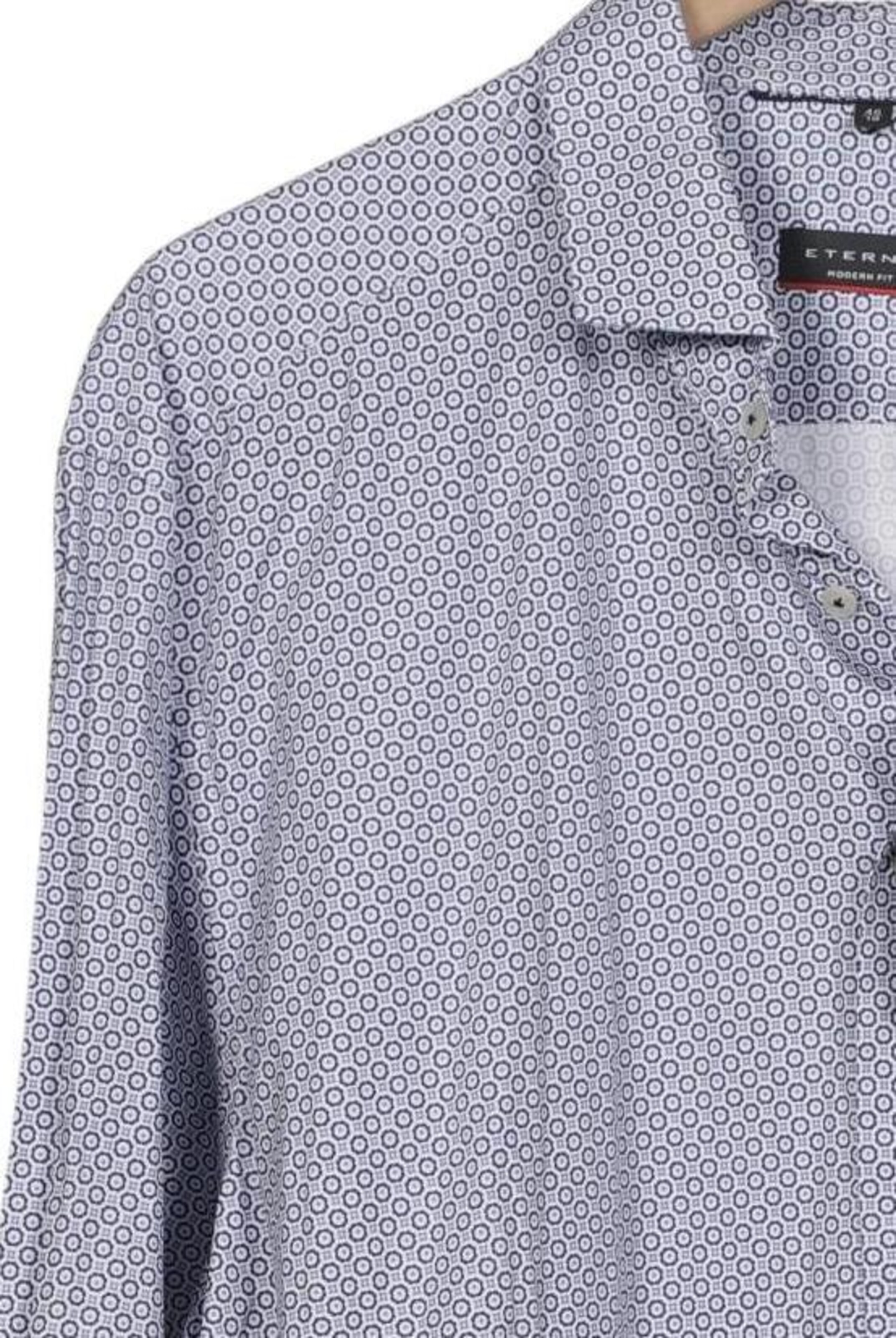 ETERNA Button Up Shirt in XXL in Blue