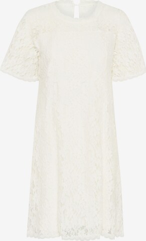 Cream Dress 'Kit' in White: front