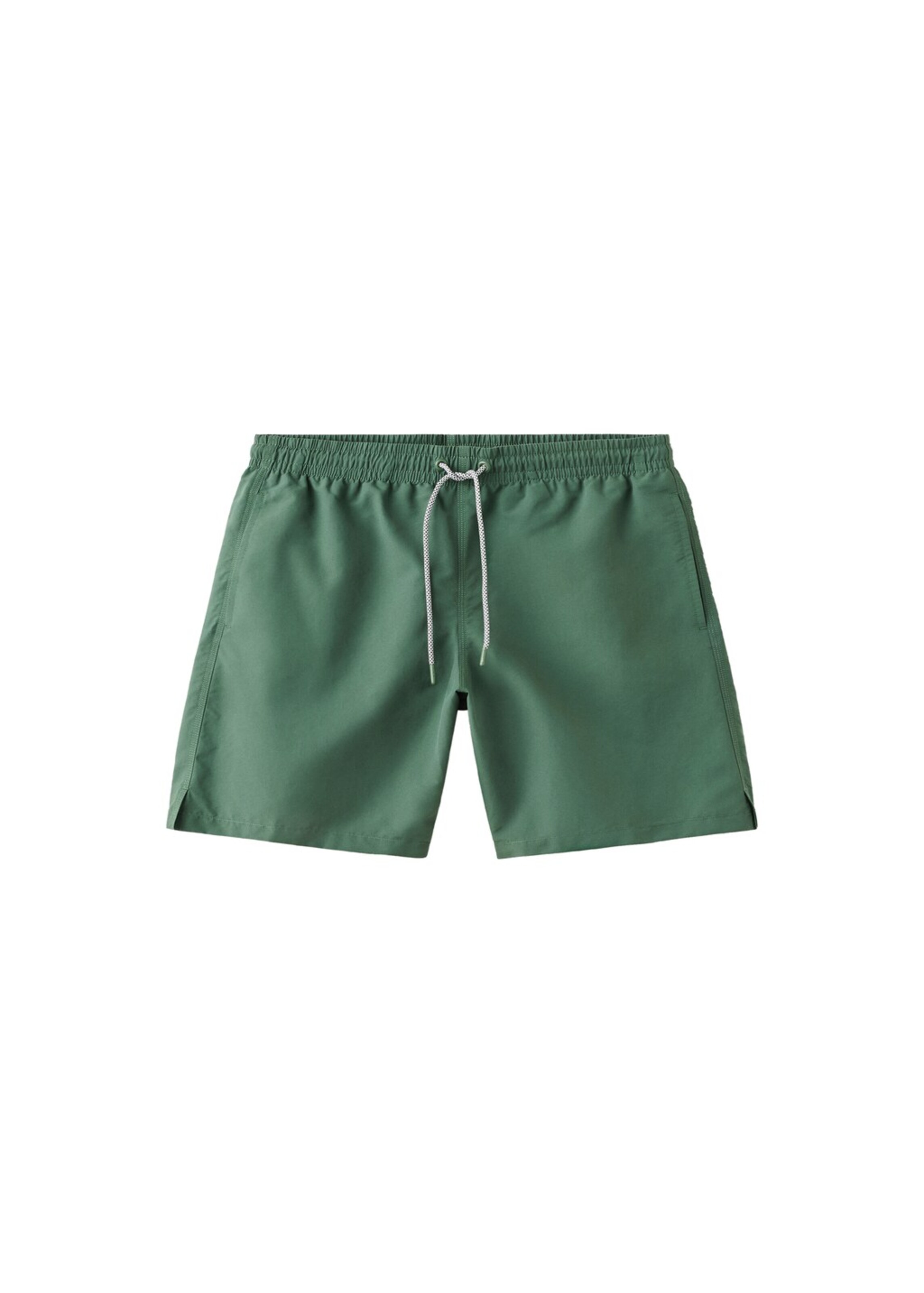 MANGO MAN Board Shorts 'Liso' in Green: front