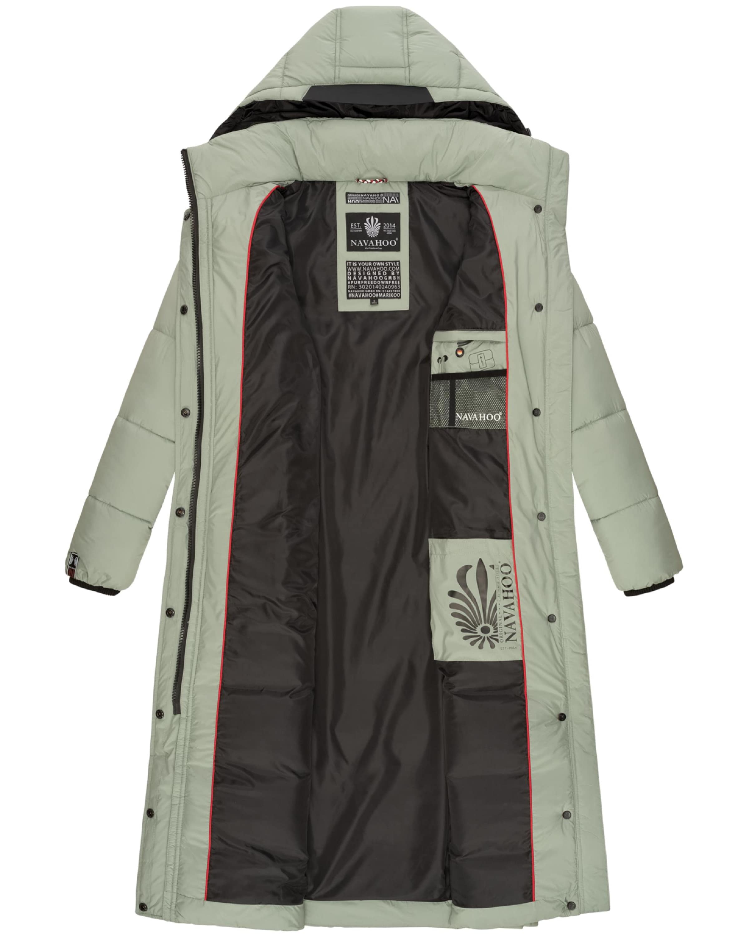 NAVAHOO Winter coat 'Isalie' in Green