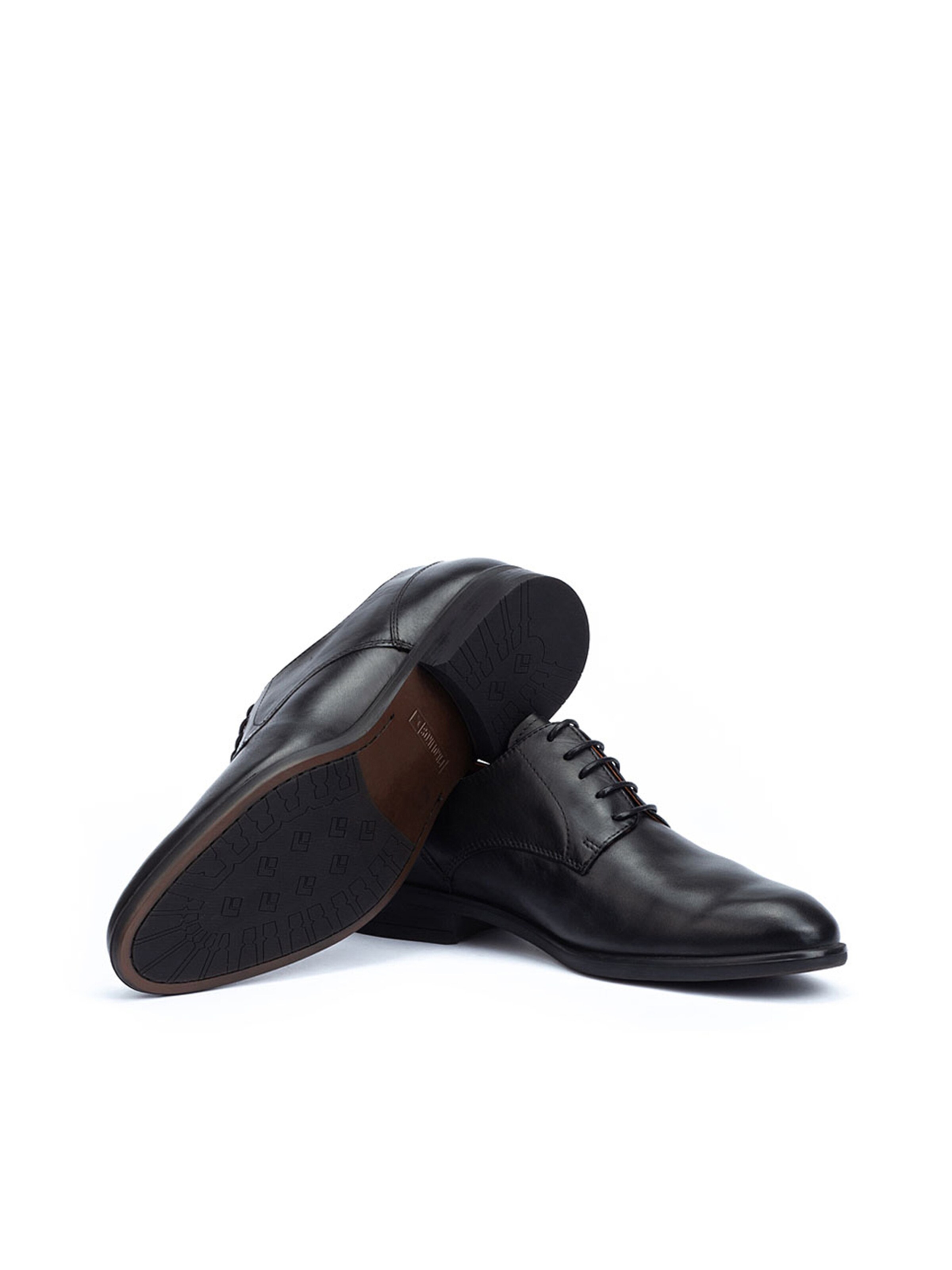 PIKOLINOS Buty sznurowane w kolorze czarny