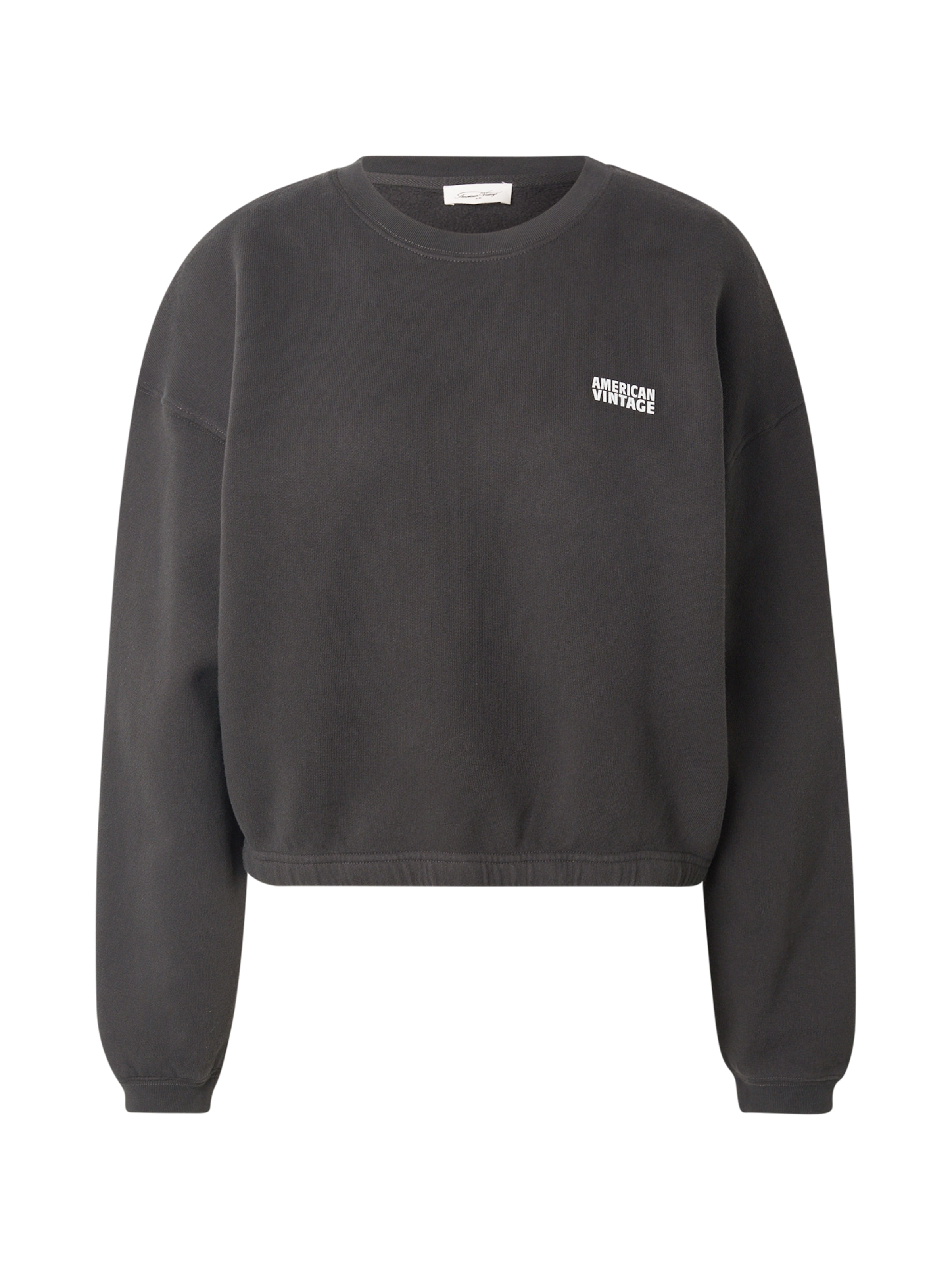 AMERICAN VINTAGE Μπλούζα φούτερ 'IZUBIRD' σε μαύρο: μπροστά