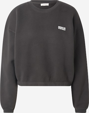 juoda AMERICAN VINTAGE Megztinis be užsegimo 'IZUBIRD': priekis