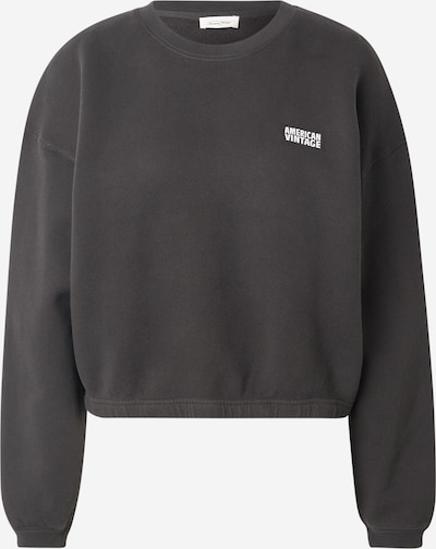 AMERICAN VINTAGE Sudadera 'IZUBIRD' en negro / blanco, Vista del producto