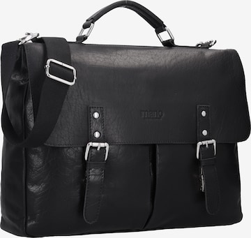 mano Document Bag 'Don Paolo' in Black