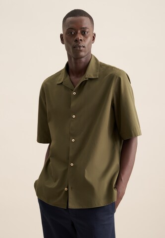 SEIDENSTICKER Regular fit Button Up Shirt in Green