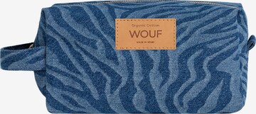 Wouf Toiletry Bag in Blue: front