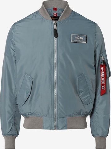 ALPHA INDUSTRIES Prechodná bunda - Modrá: predná strana