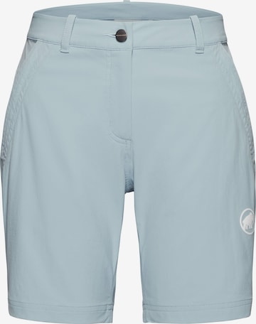 MAMMUT Outdoor Pants 'Hiking V' in Blue: front