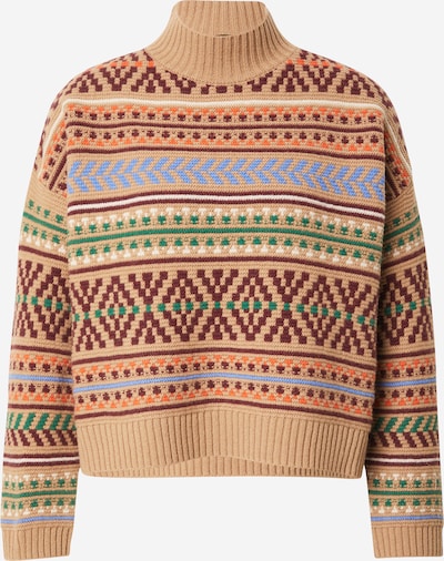 Megztinis 'FESTOSO' iš Weekend Max Mara, spalva – tamsi smėlio / azuro spalva / nendrių spalva / oranžinė, Prekių apžvalga