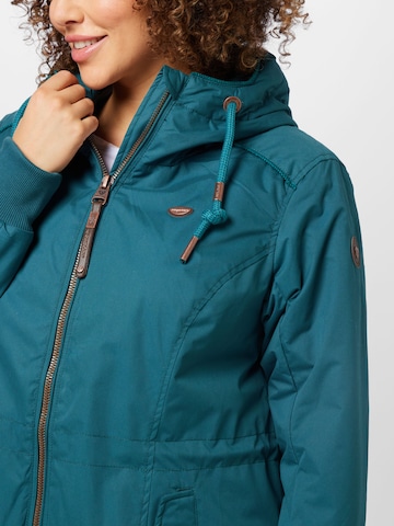 Ragwear Plus Weatherproof jacket 'DANKA PLUS' in Green