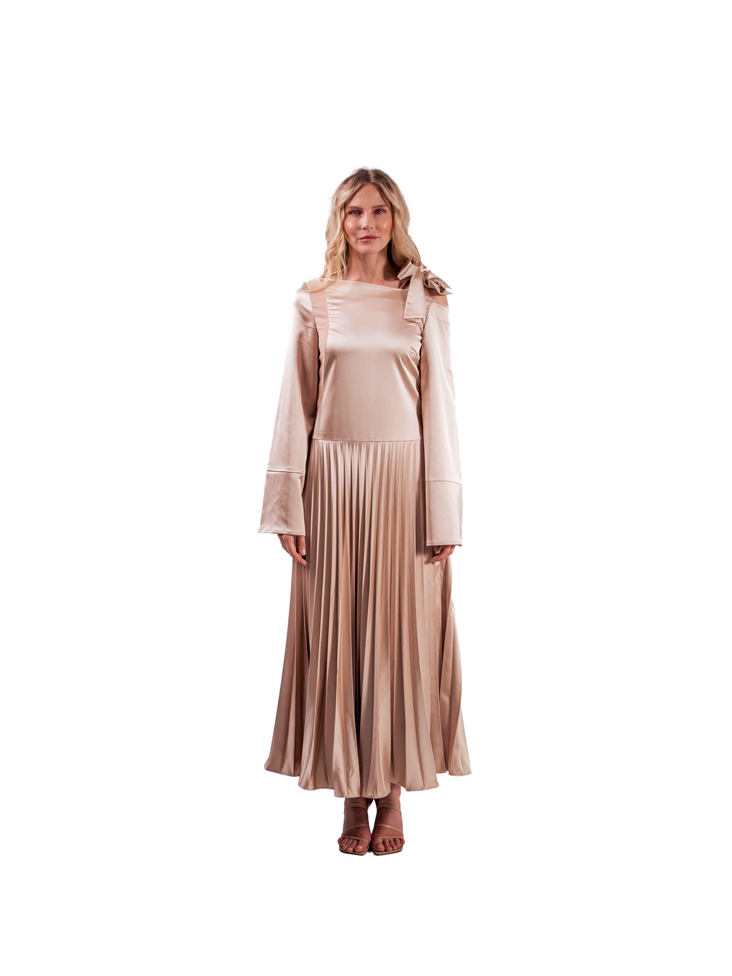 MARYLAND Studio Abendkleid 'Signature' in Beige: Vorderseite